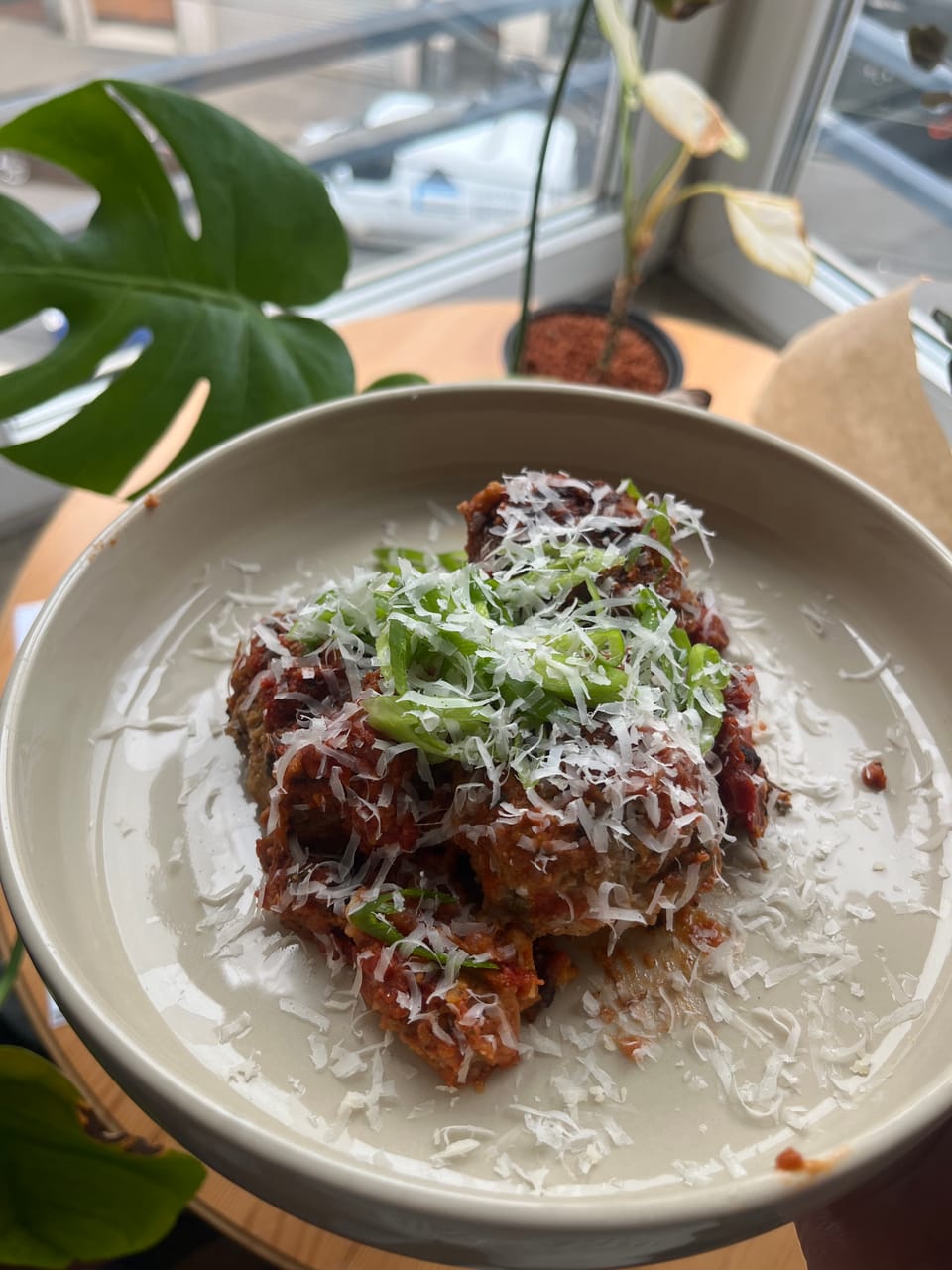 Klößchen a la Parmigiana